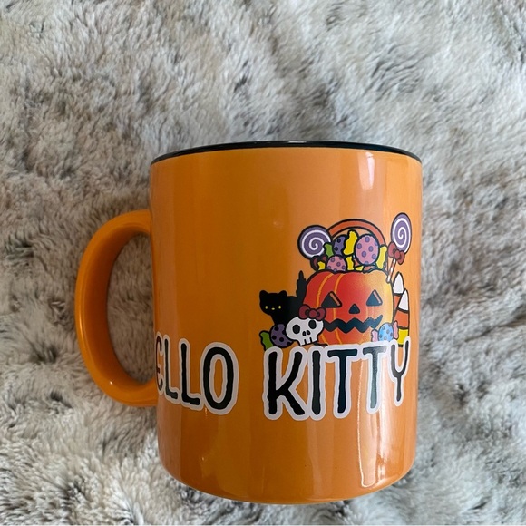 Hello Kitty Pirate Orange Halloween Pumpkin Collectible Mug New - Picture 10 of 12